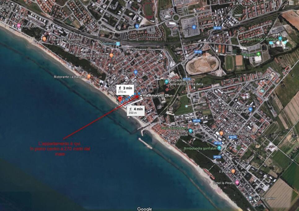 Centralissimo A Due Passi Dal Mare Follonica Luaran gambar